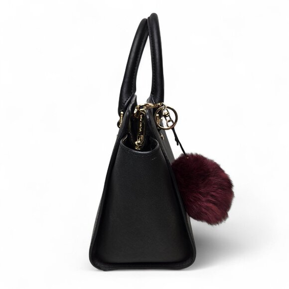 Michael Kors Selma Saffiano Small Satchel Bag Gold Trim - Picture 5 of 10